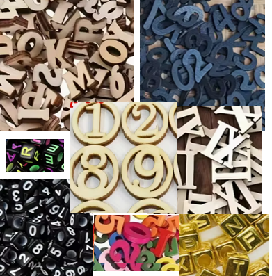 Letras de madera