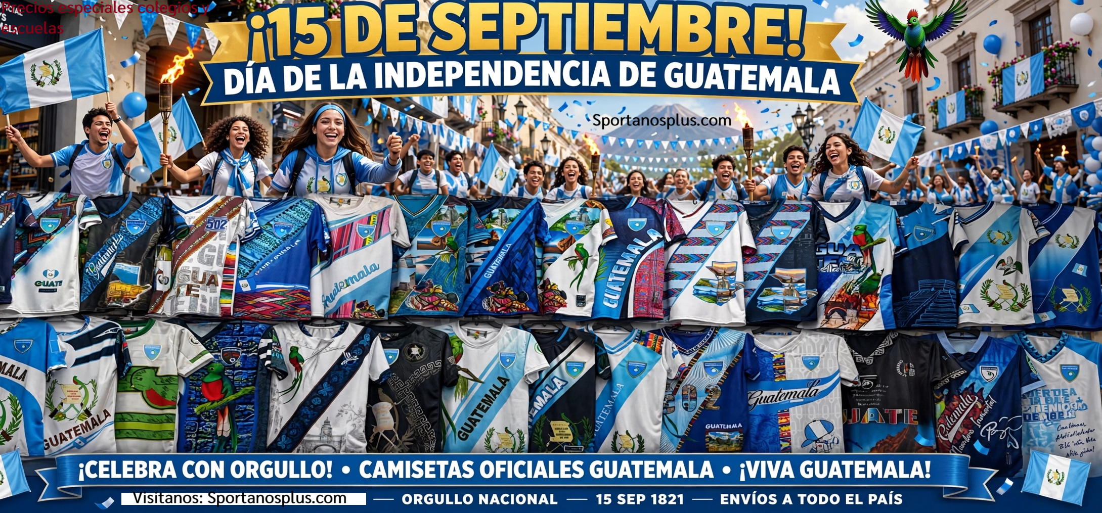 Camisolas Guatemala, eventos y apoyo a seleccion Nacional