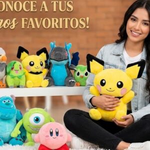 Peluches de pokemon, desde Umbreon, Pikachu hasta Chikorita